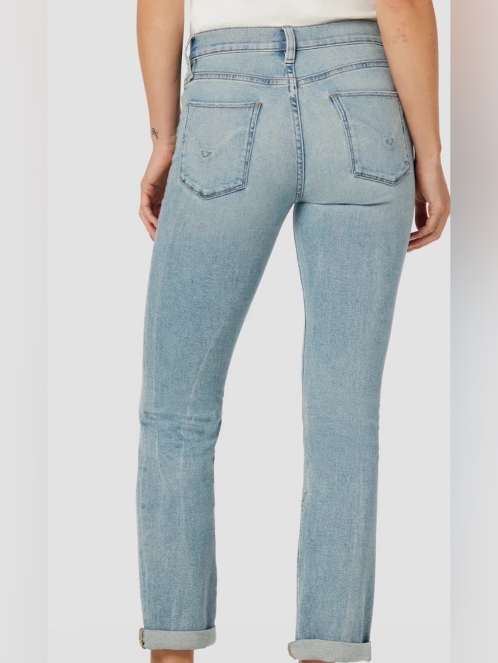 Hudson Nico Mid-Rise Straight Ankle Jeans Glory Days Size 29